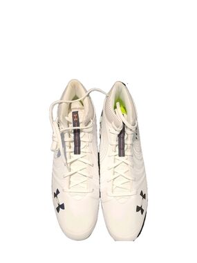 Under Armour Nitro Men’s White Football Cleats Size 16